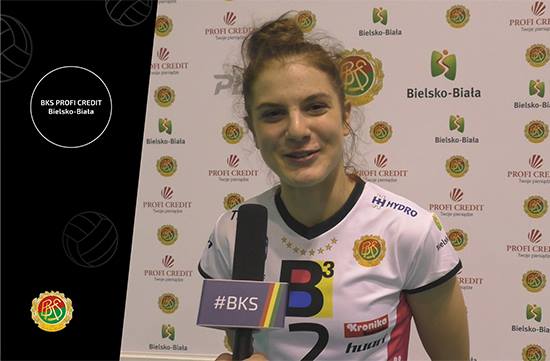 Julia Nowicka po meczu z VCO Berlin